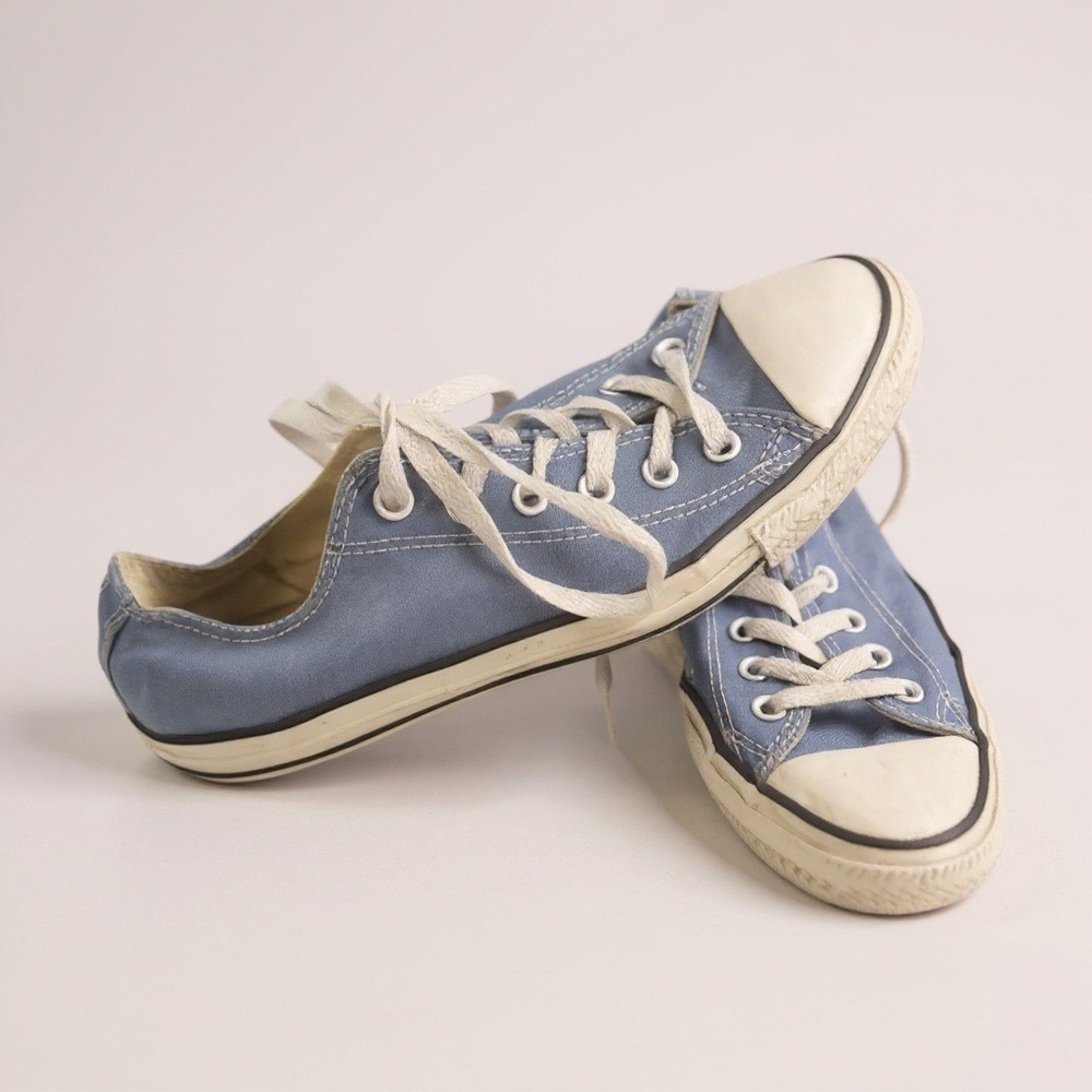 Converse Unisex CT All Star‎ 136564F Blue Low Top Shoes Sneakers Size W 8 M 6